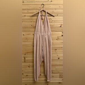 Indah Size XSmall Petal Baby Pink Small Polka Dot Pattern Viscose Jumpsuit
